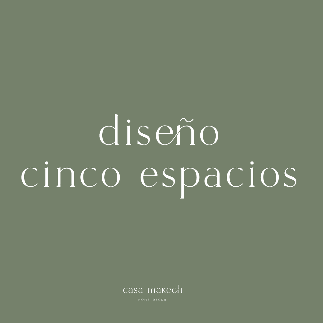Diseño 5 espacios