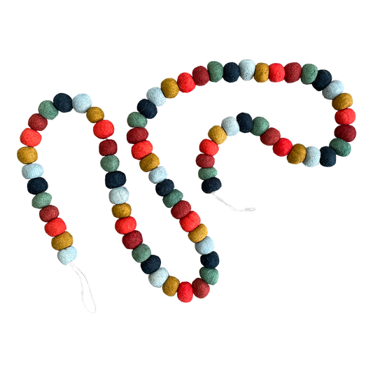 Guirnalda lana multicolor